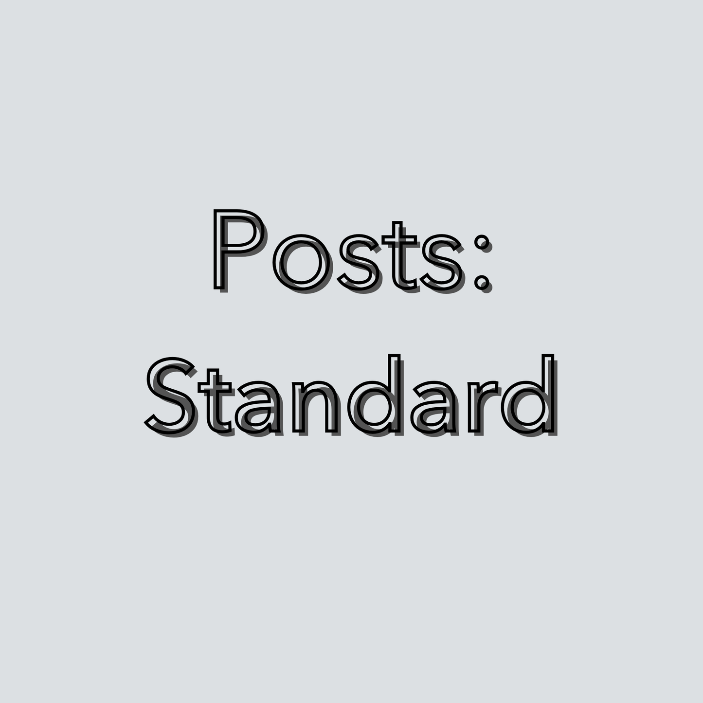 Posts - Standard