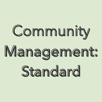 Community Management - Standard