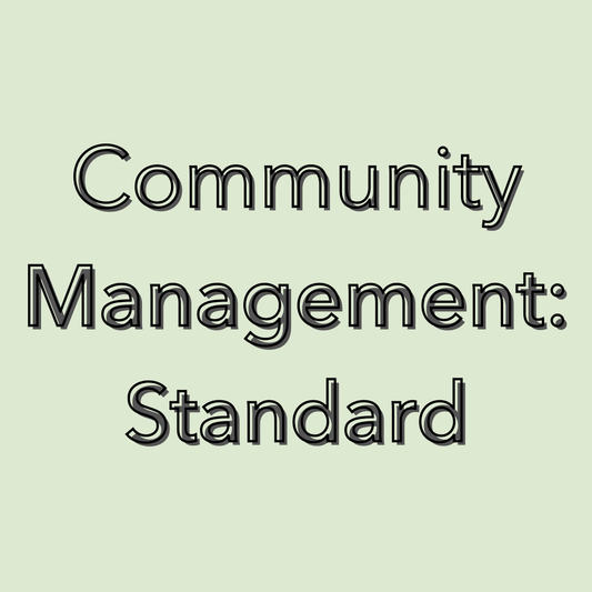 Community Management - Standard