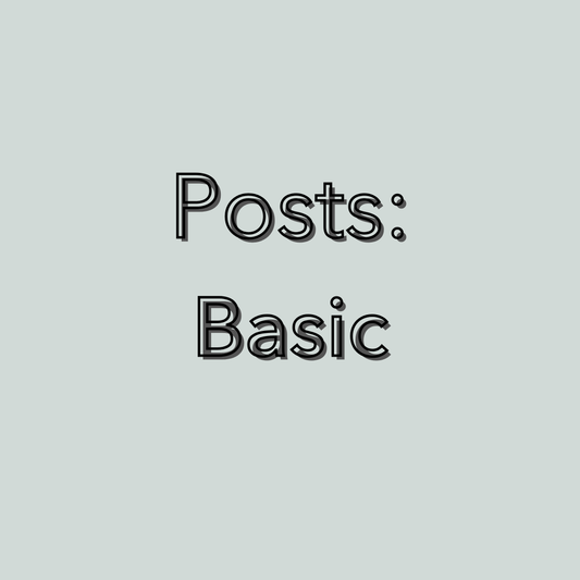 Posts - Basic